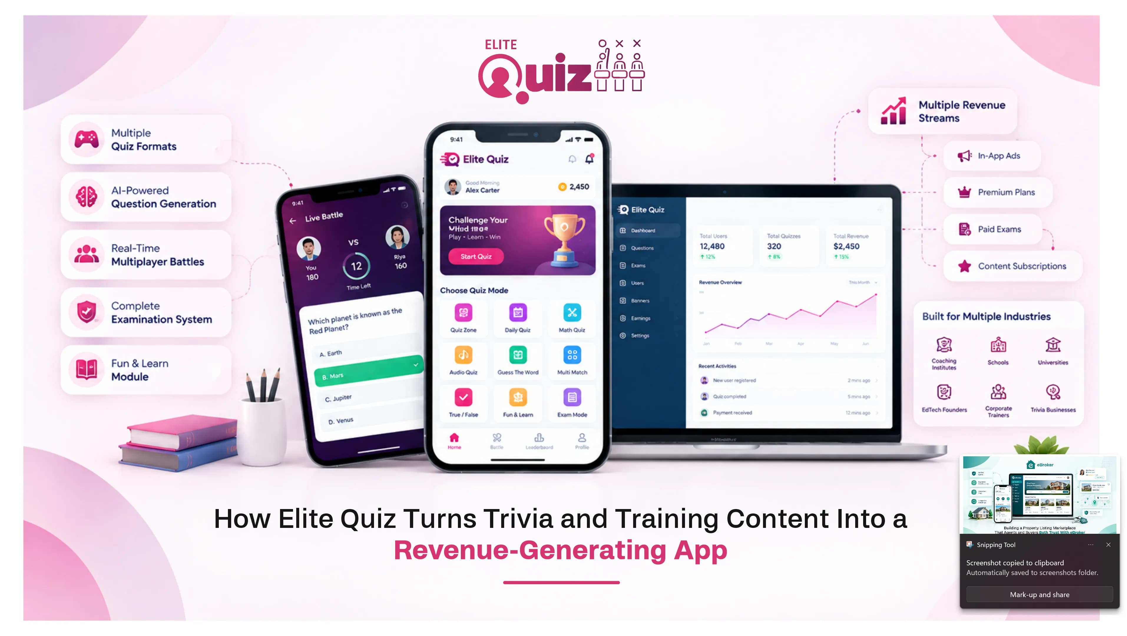 How Elite Quiz Turns Trivia and Training Content Into a Revenue-Generating App