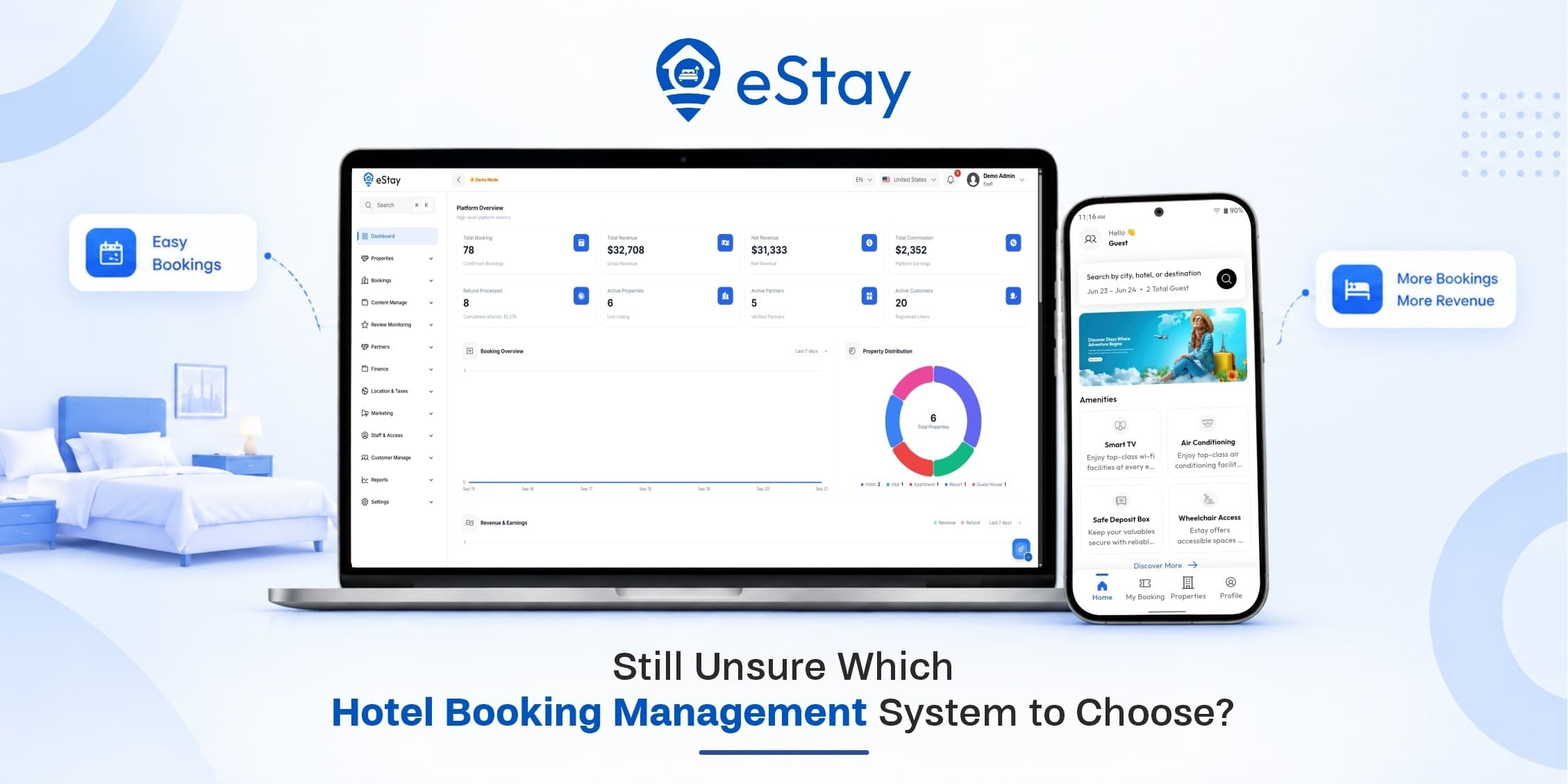 Managing a Single-Property Hotel Business End-to-End With eStay