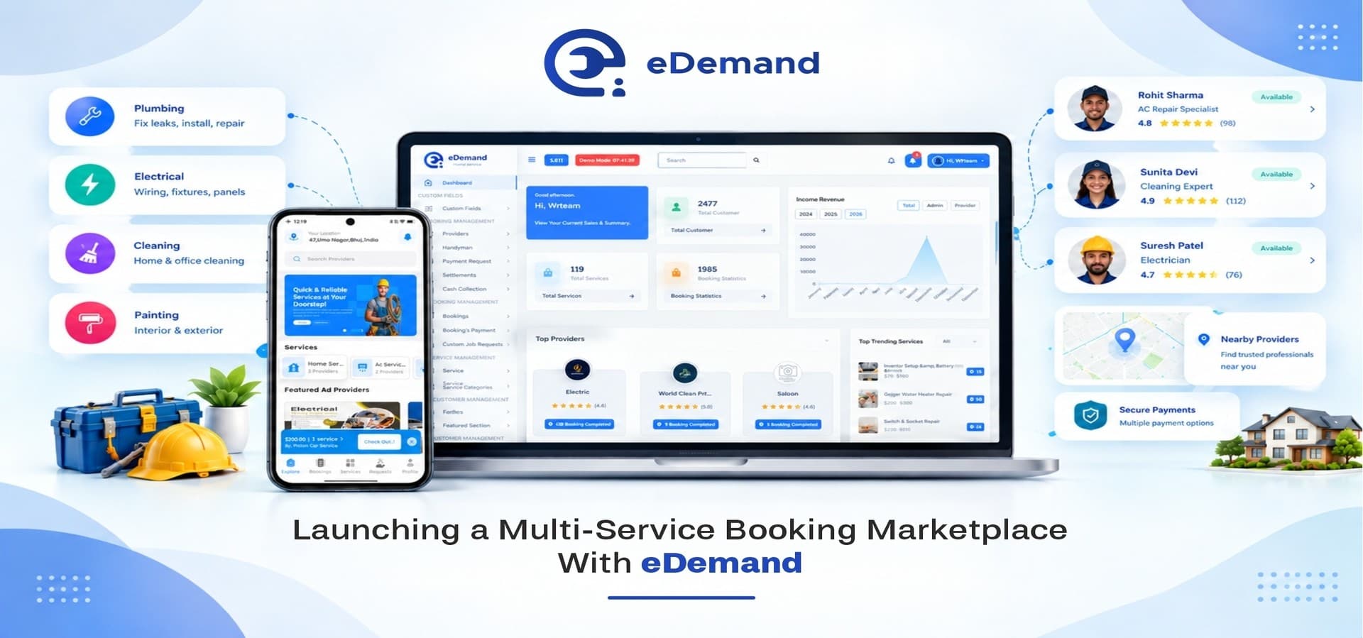 Launching a Multi-Service Booking Marketplace With eDemand