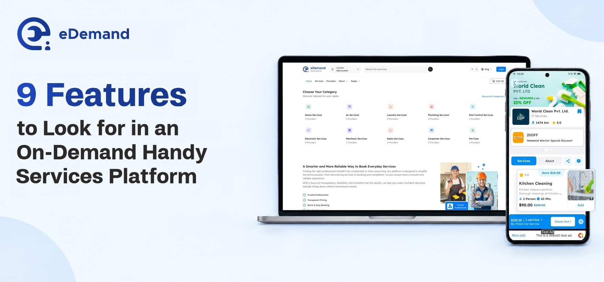 9 Features to Look for in an On-Demand Handy Services Platform
