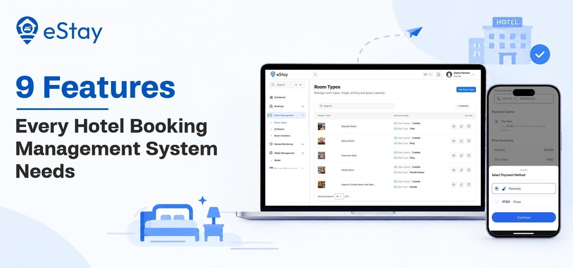 9 Features Every Hotel Booking Management System Needs