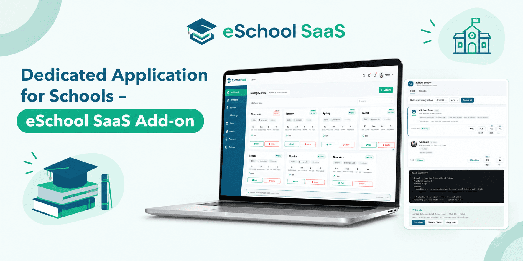 Dedicated Application for Schools - eSchool SaaS Add-on