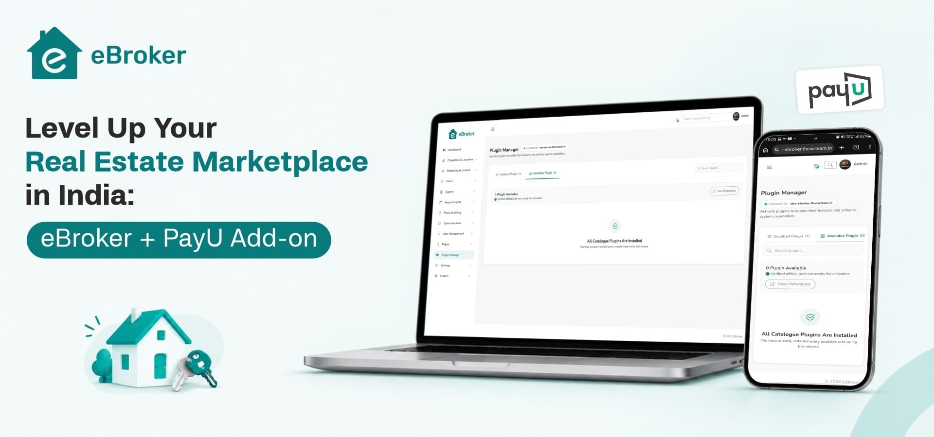 Level Up Your Real Estate Marketplace in India: eBroker + PayU Add-on
