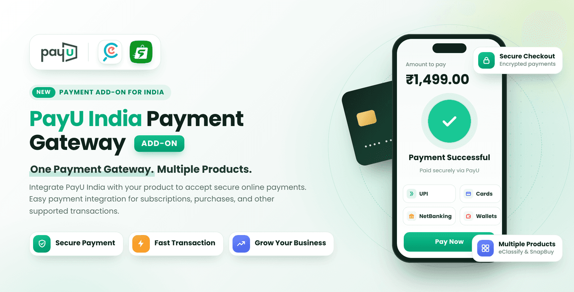 PayU Payment Gateway Add-on