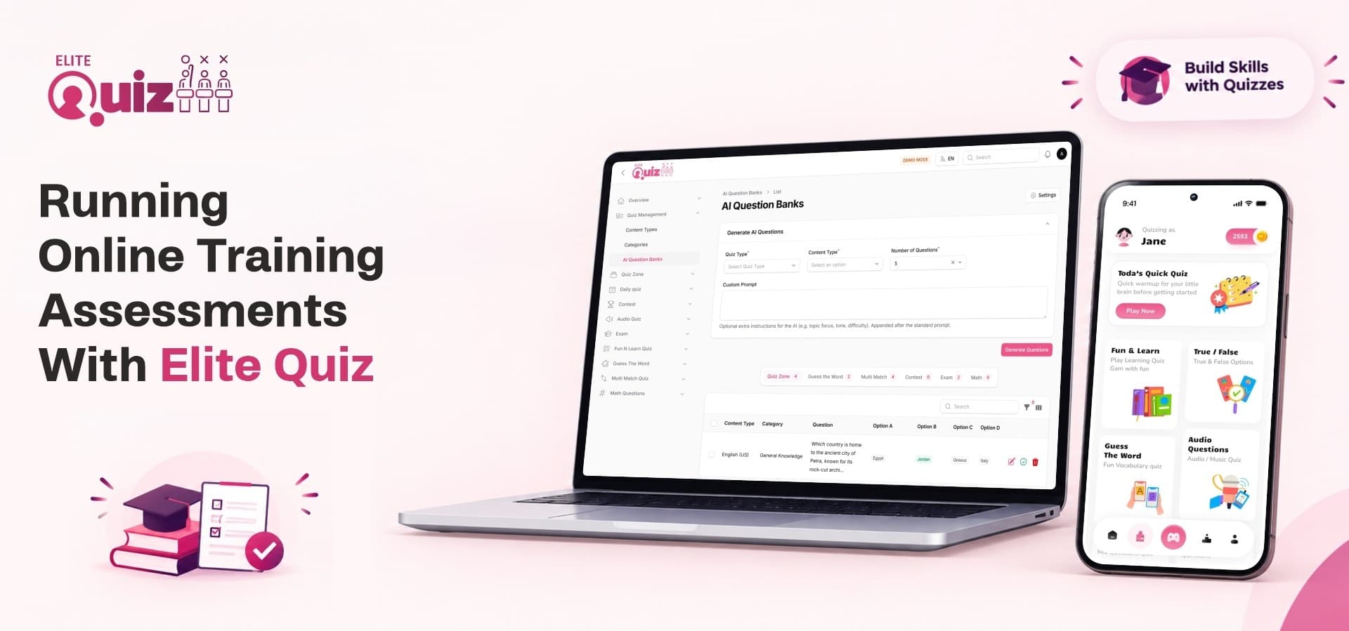 Running Online Training Assessments With Elite Quiz