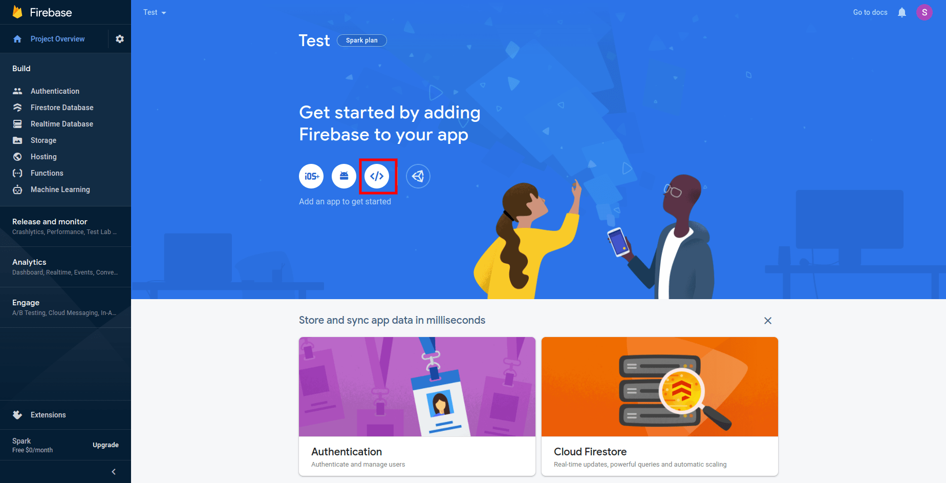 Add Web App