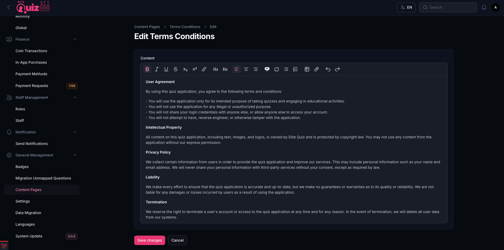 Terms & Conditions