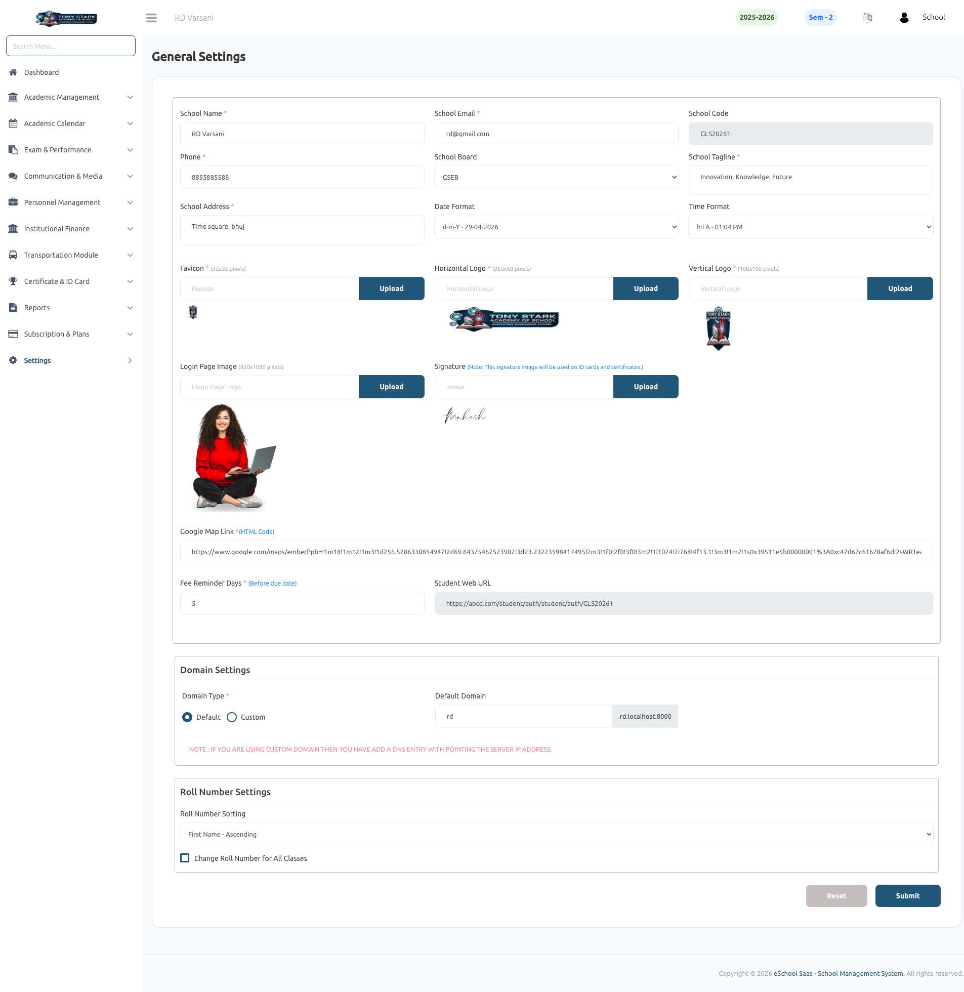 e-School SaaS