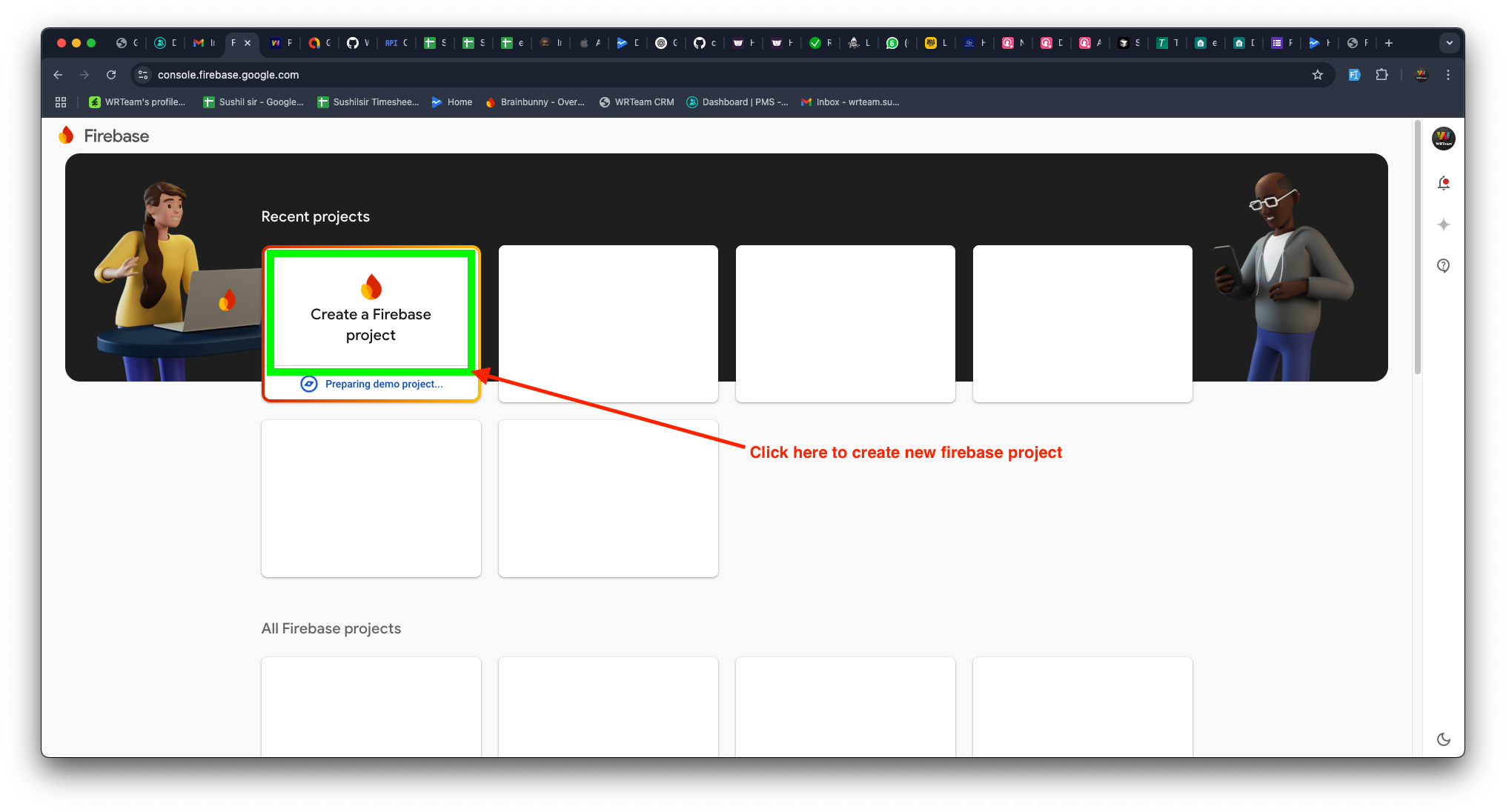 Create Firebase 1