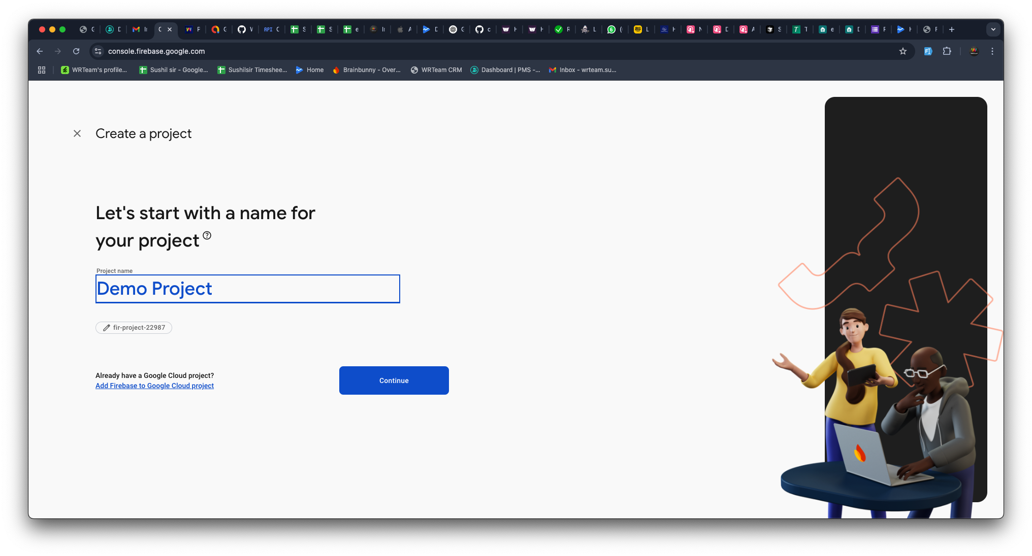 Create Firebase 2