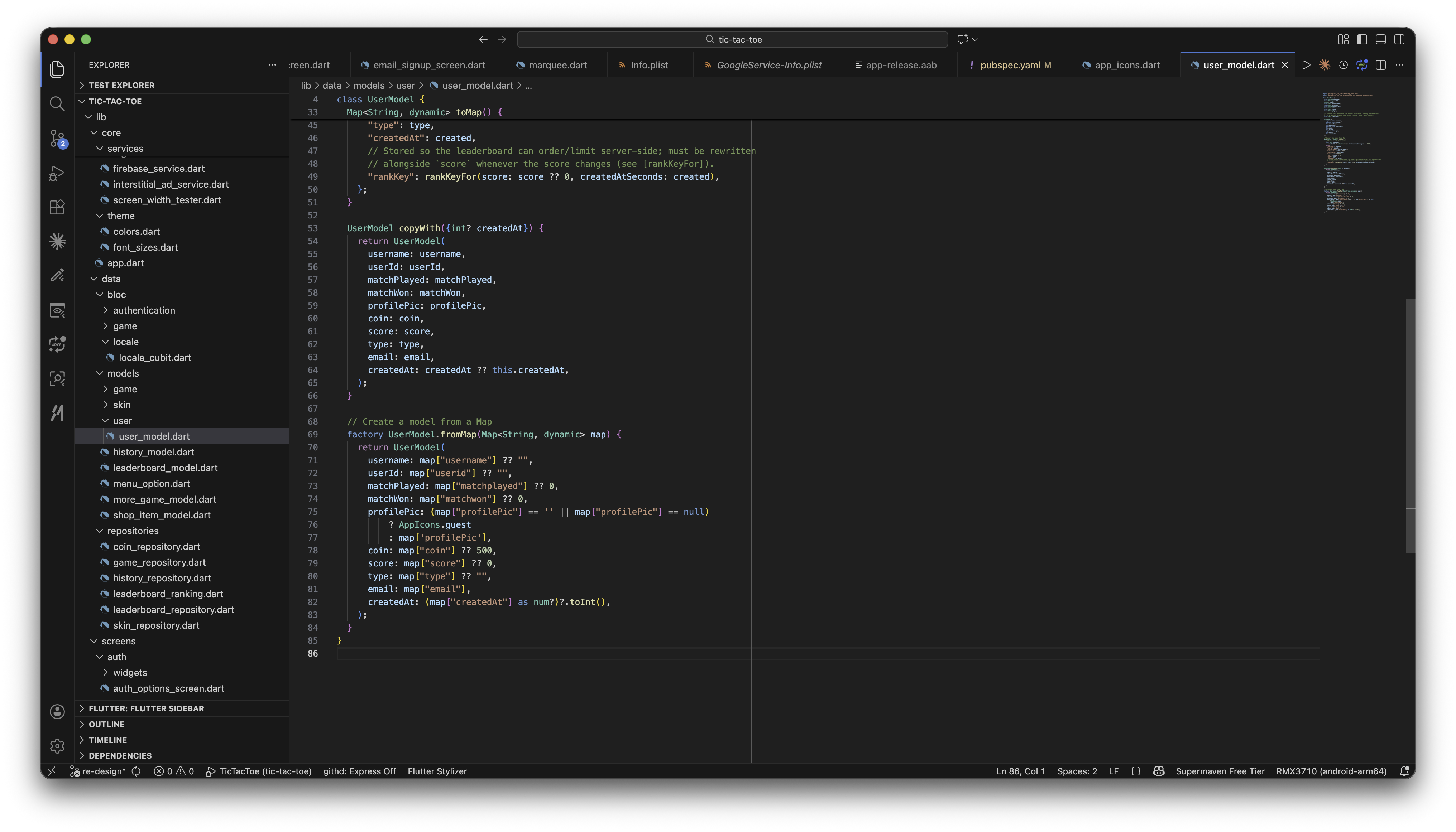lib/data/models/user/user_model.dart — UserModel.fromMap profilePic fallback